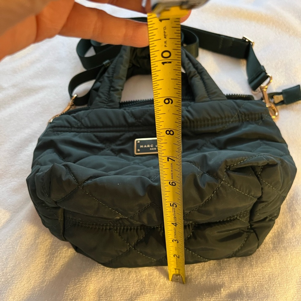 Marc Jacobs Dark Green Quilted Bag - Picture 9 of 11